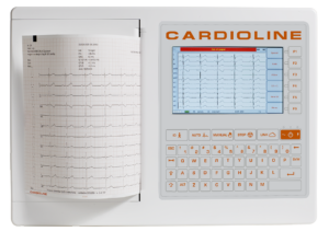 Elecrocardiógrafo Cardioline ECG200S 12 derivaciones y 12 canales