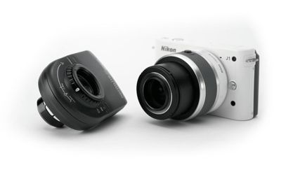 Adaptador magnético para Nikon 1 con Dermlite II y III series
