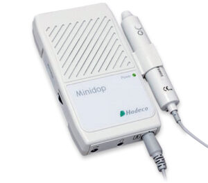 Doppler Hadeco  Portatil MINIDOP ES 100VX Unidireccional incluye sonda vascular 8MHZ