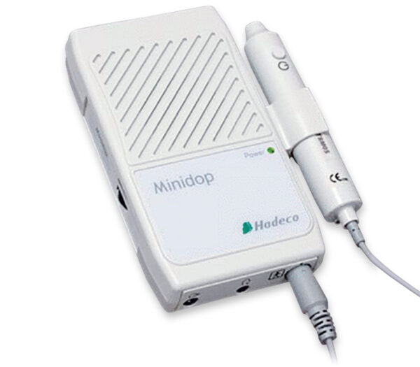 MINIDOP ES 100VX Unidirectionele handheld Hadeco Doppler inclusief vaatprobe 8MHZ