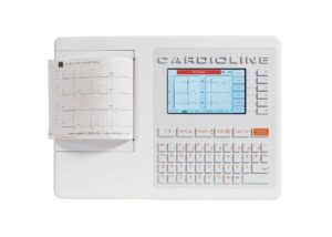 Electrocardiógrafo Cardioline ECG100S De 6 Canales 12 derivaciones
