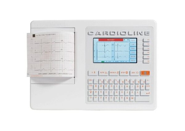 Cardioline ECG100S Electrocardiographe 6 canaux 12 dérivations