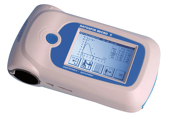 Spiromètre portable SPIROBANK II Advanced Plus, spirométrie et oxymétrie