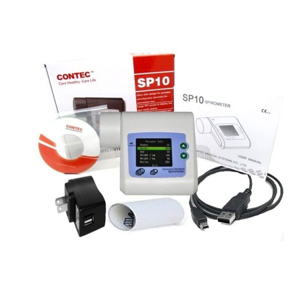 Contec SP10 Digitales tragbares Spirometer mit Software