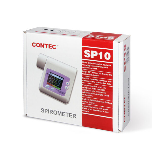 Espirómetro portátil Contec SP10 digital con software