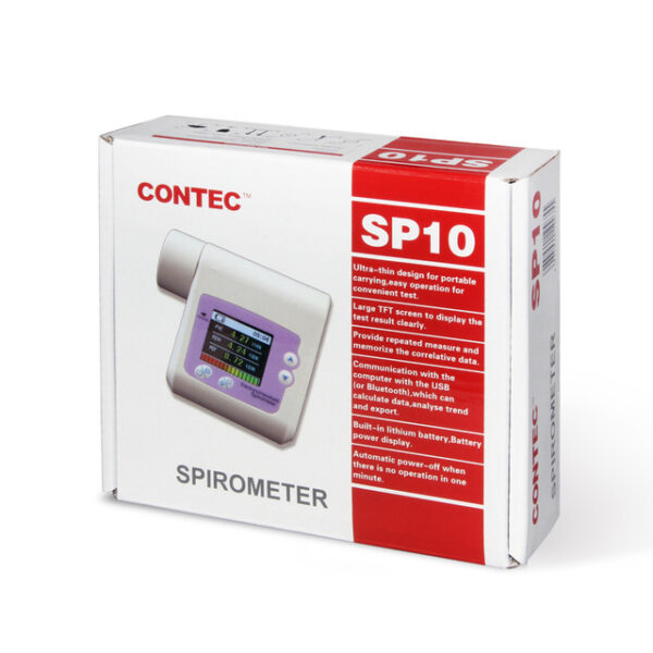 Contec SP10 Digitales tragbares Spirometer mit Software