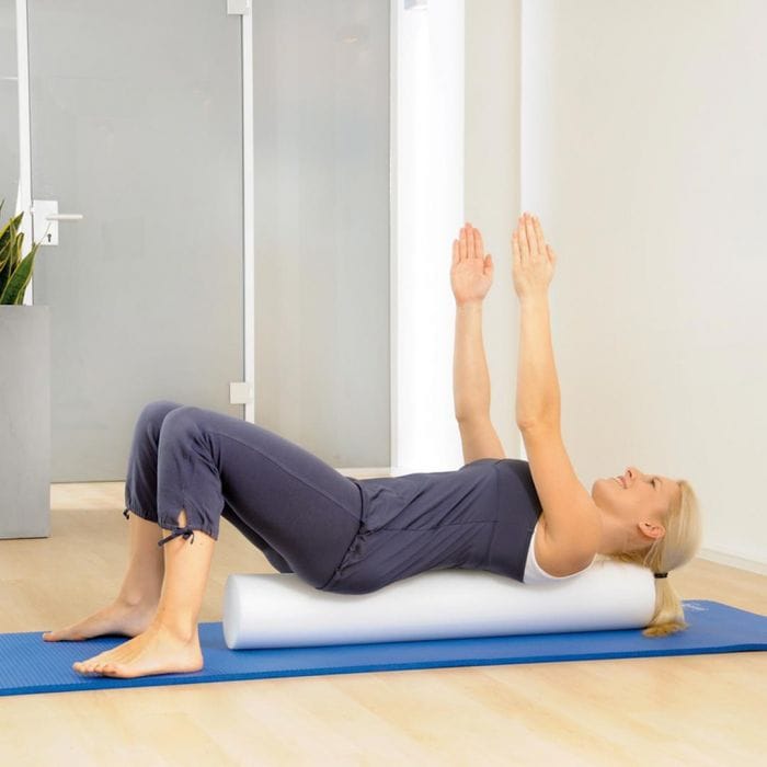 Rodillo Sissel Roller Pilates Blanco 90cm 