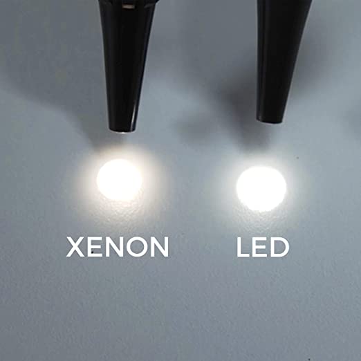 Comparativa luz de xenon y LED